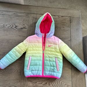 Great condition multicolor Nike winter coat